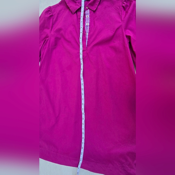 Vineyard Vines Long Sleeve Tunic Dress in Fuchsia - Picture 5 of 7